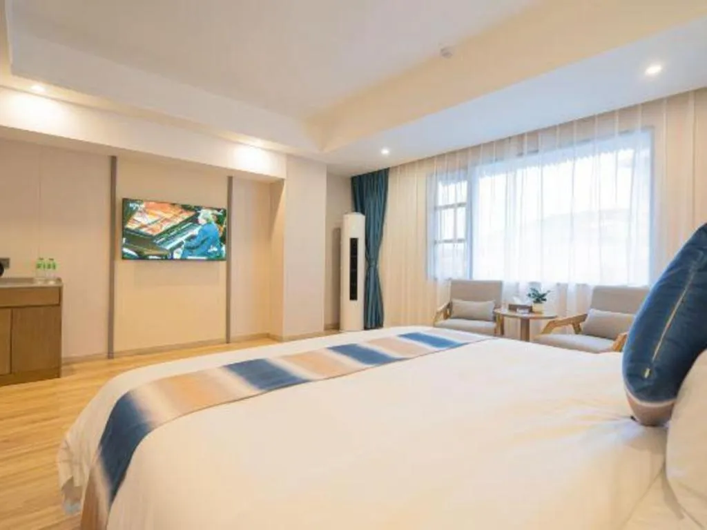 Bed in Zhangjiajie Fulante News Business Hotel