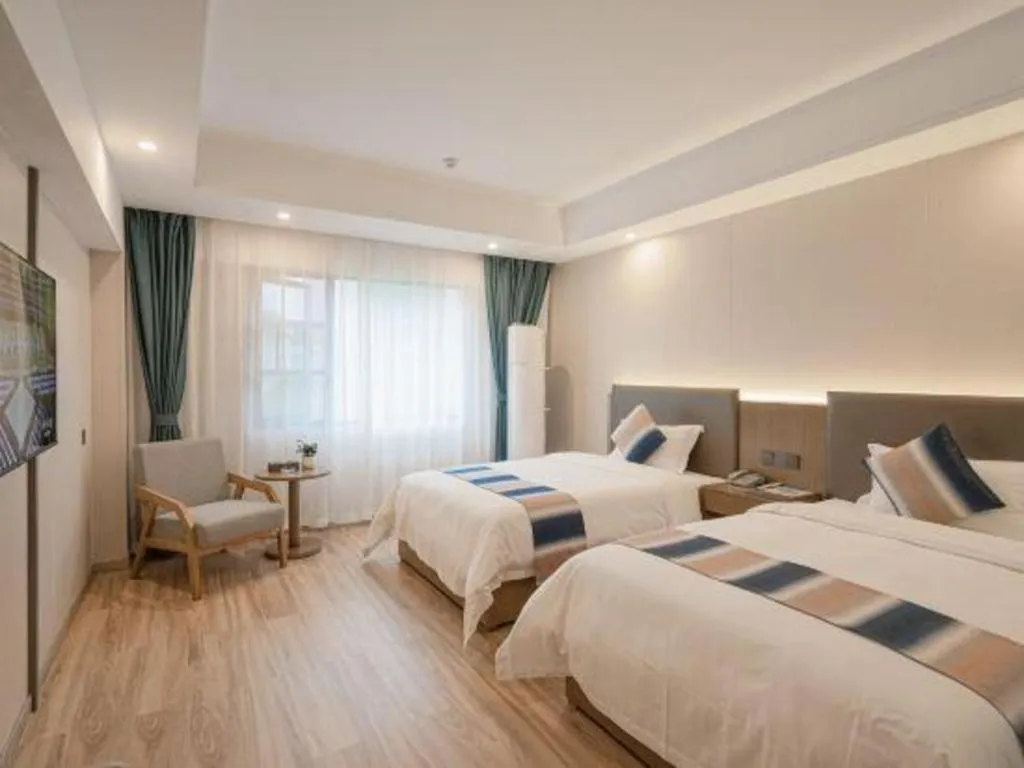 Bed in Zhangjiajie Fulante News Business Hotel