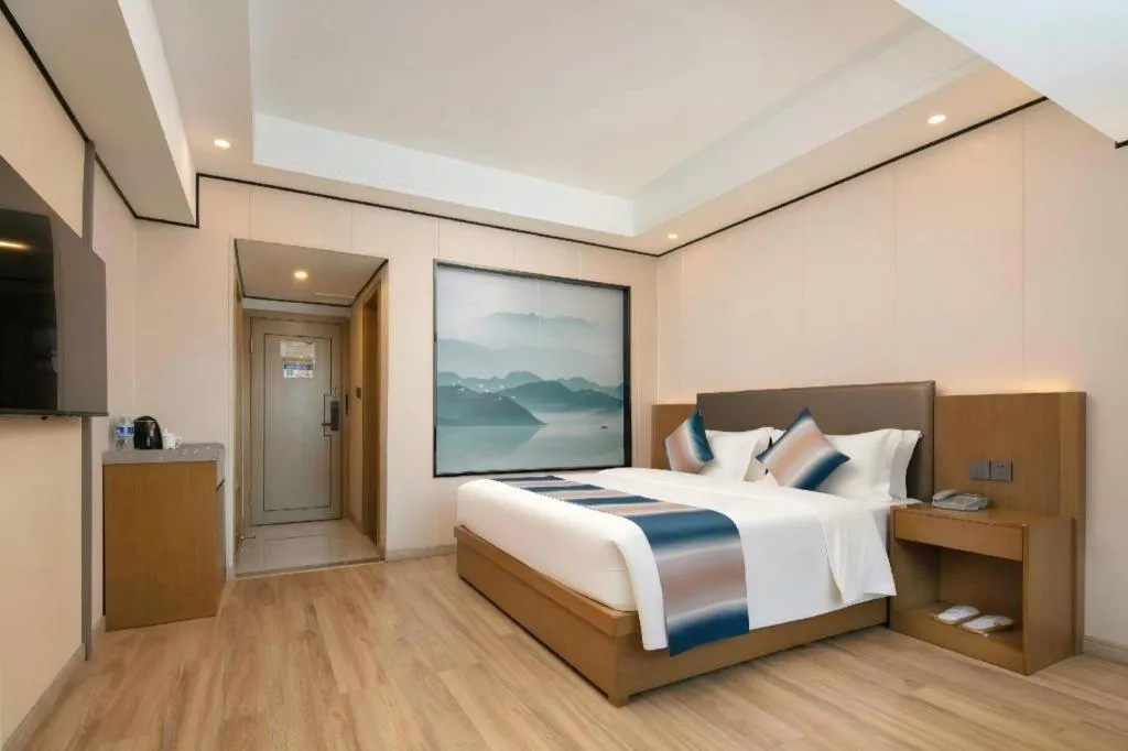 Bed in Zhangjiajie Fulante News Business Hotel