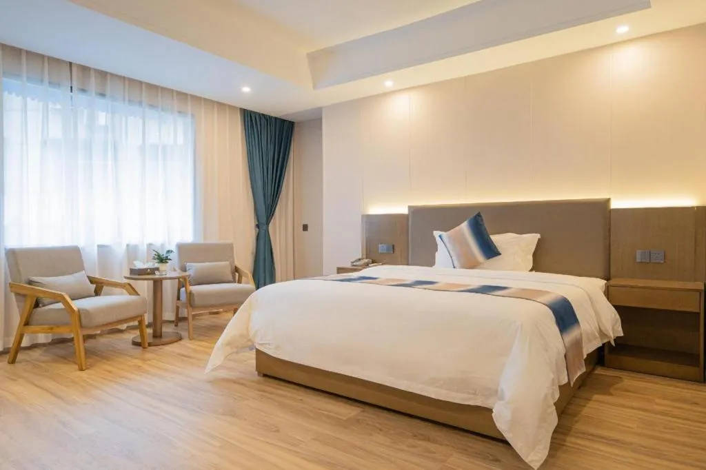 Bed in Zhangjiajie Fulante News Business Hotel