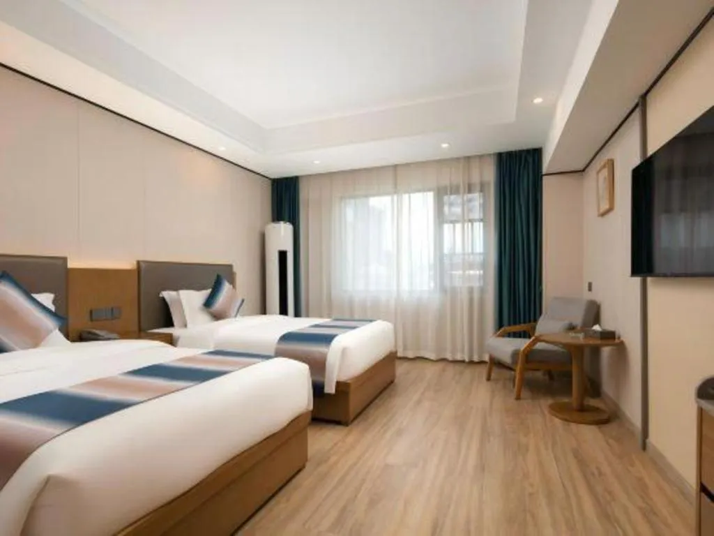 Bed in Zhangjiajie Fulante News Business Hotel