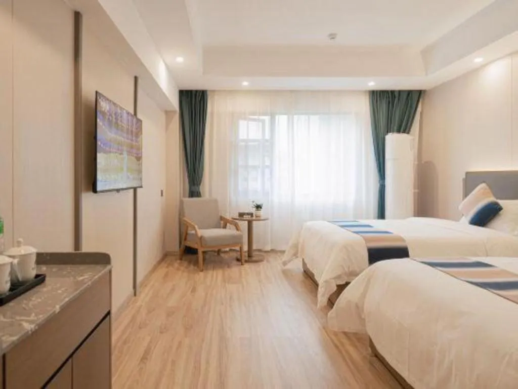 Bed in Zhangjiajie Fulante News Business Hotel