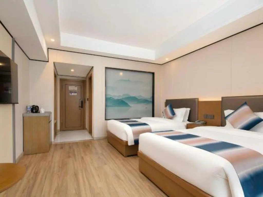 Bed in Zhangjiajie Fulante News Business Hotel