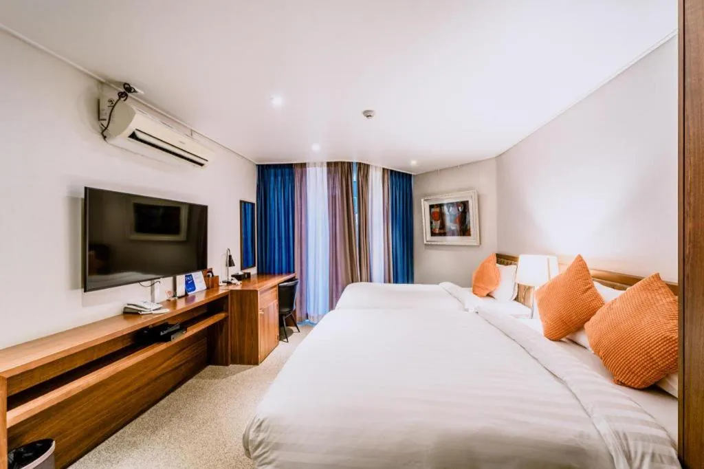 Bed in Hotel One Byeonsan