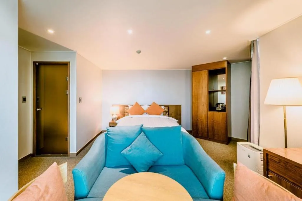 Bed in Hotel One Byeonsan