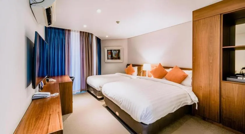 Bed in Hotel One Byeonsan