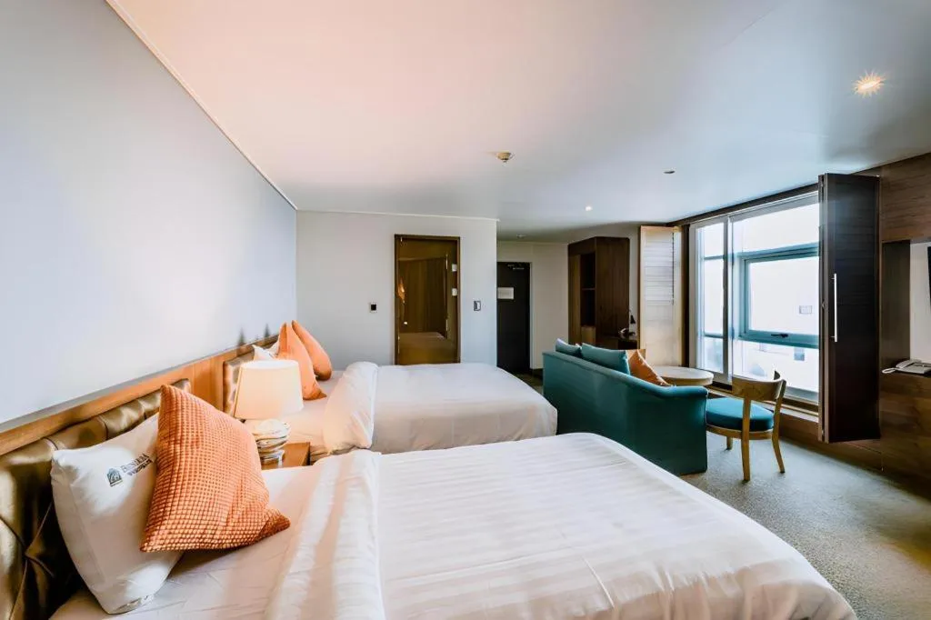 Bed in Hotel One Byeonsan