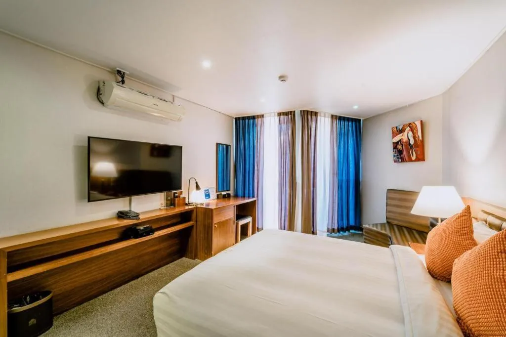 Bed in Hotel One Byeonsan