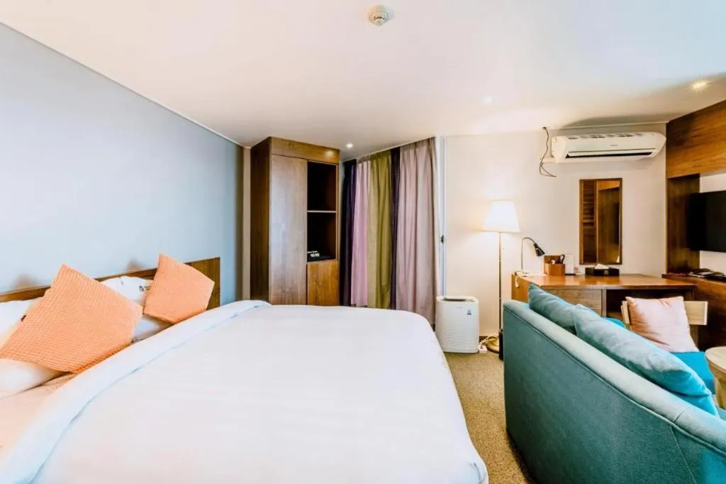 Bed in Hotel One Byeonsan