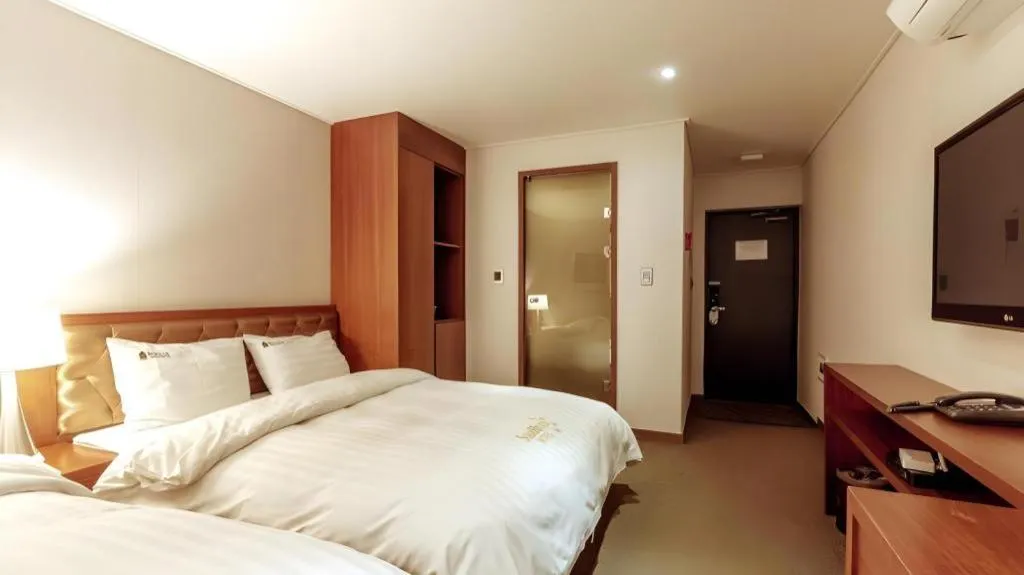 Bed in Hotel One Byeonsan