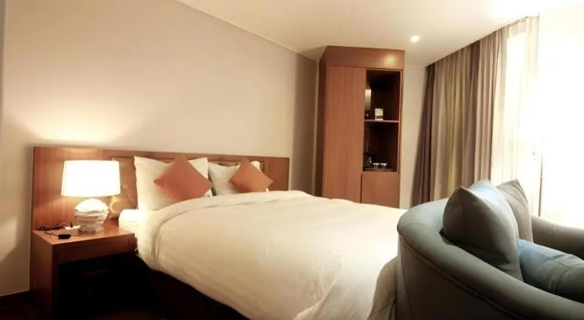 Bed in Hotel One Byeonsan