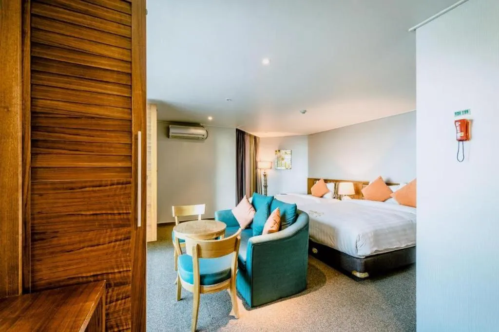 Bed in Hotel One Byeonsan