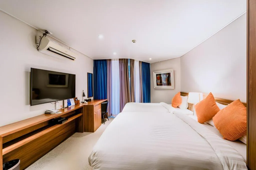 Bed in Hotel One Byeonsan