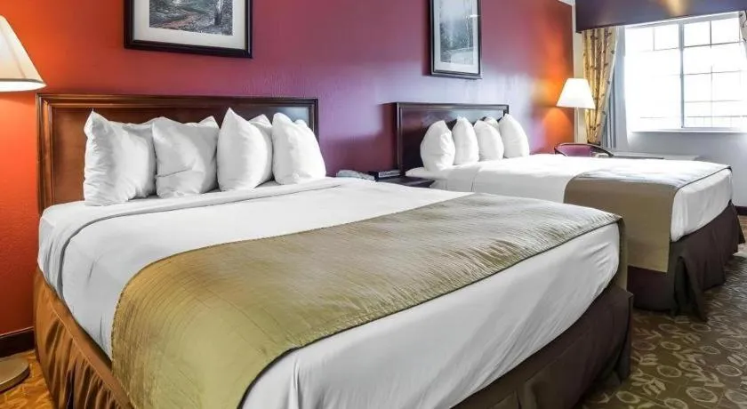 Bed in Quality Inn & Suites Minden