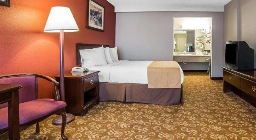 Bed in Quality Inn & Suites Minden