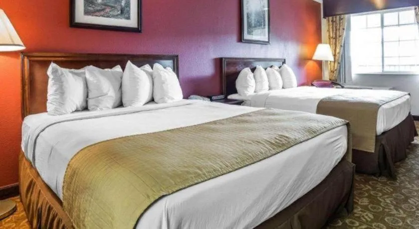 Bed in Quality Inn & Suites Minden