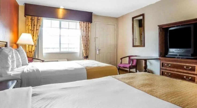 Bed in Quality Inn & Suites Minden