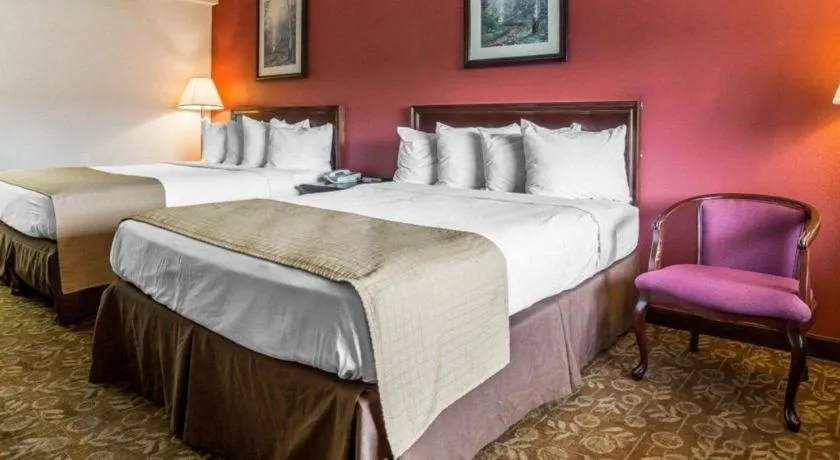 Bed in Quality Inn & Suites Minden