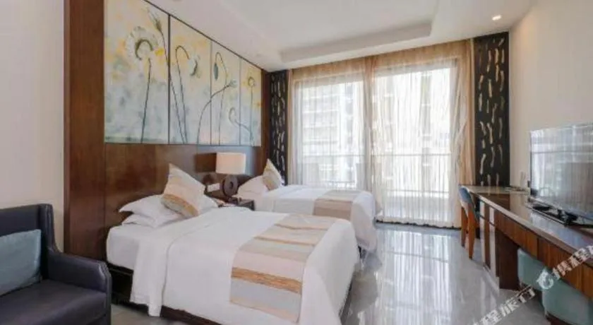 Bed in Boao Holliyard Hotel