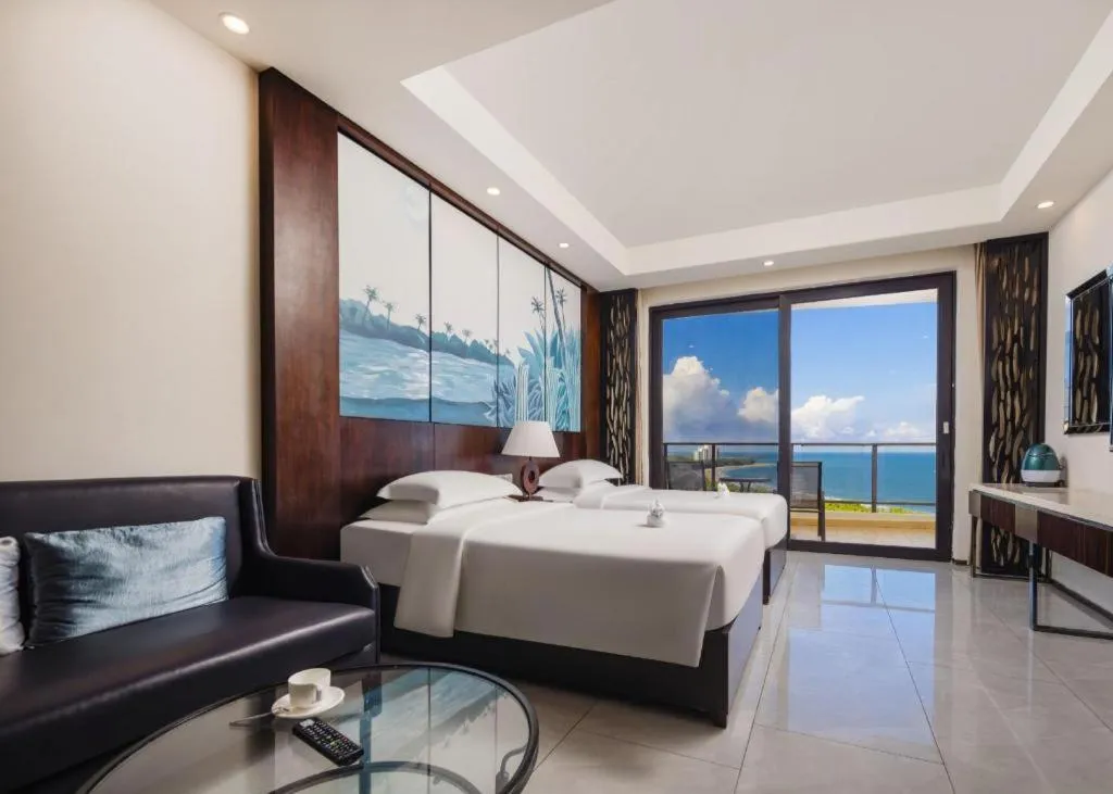 Bed in Boao Holliyard Hotel