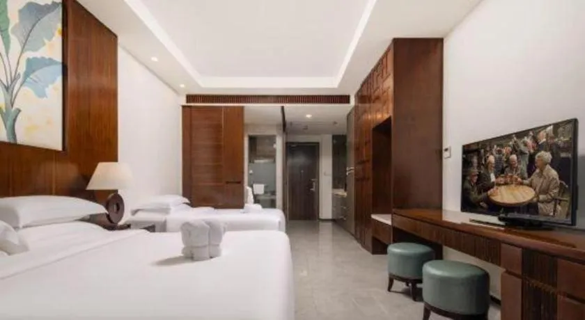 Bed in Boao Holliyard Hotel