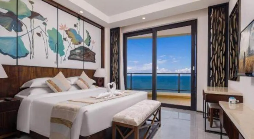 Bed in Boao Holliyard Hotel