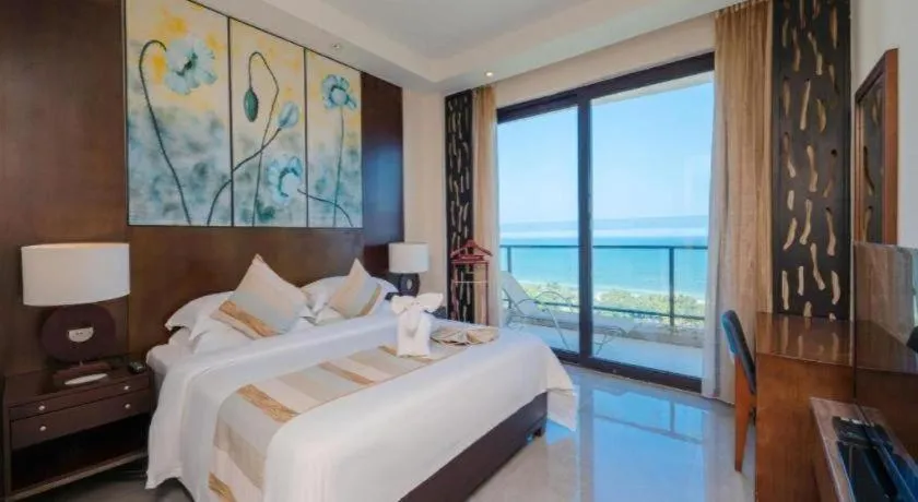 Bed in Boao Holliyard Hotel