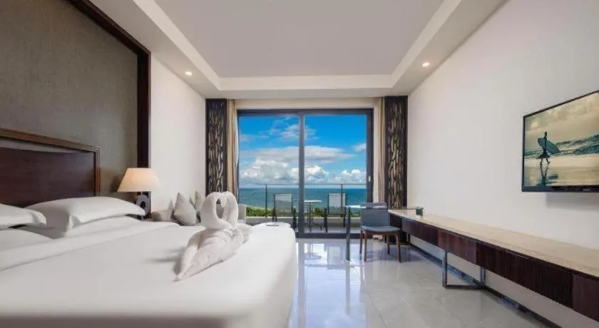 Bed in Boao Holliyard Hotel