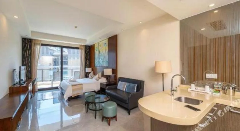 Bed in Boao Holliyard Hotel