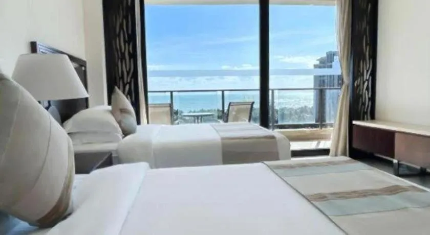 Bed in Boao Holliyard Hotel