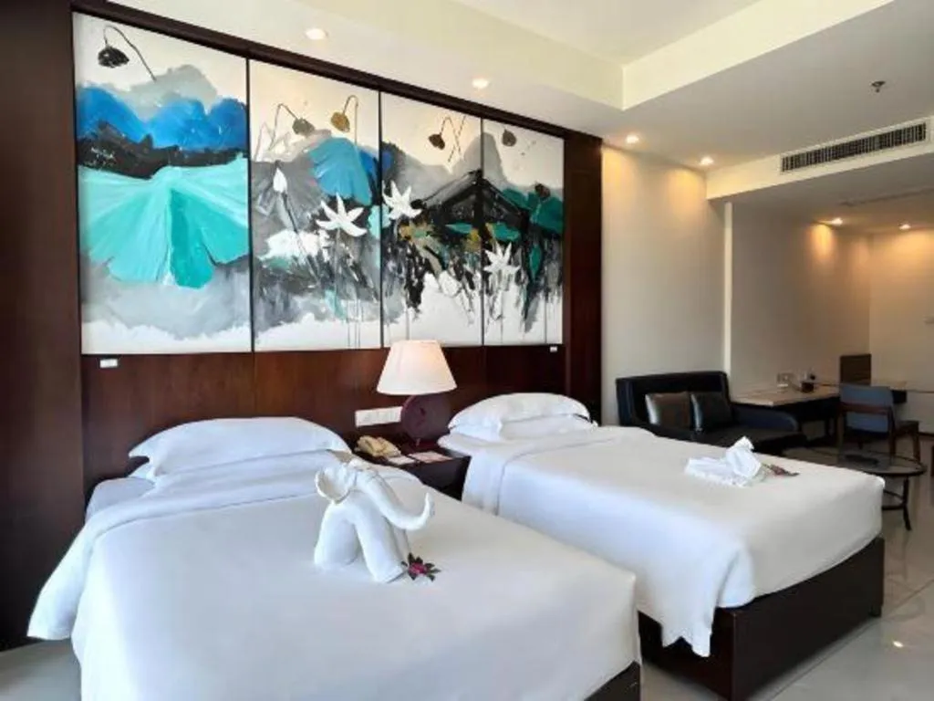Bed in Boao Holliyard Hotel