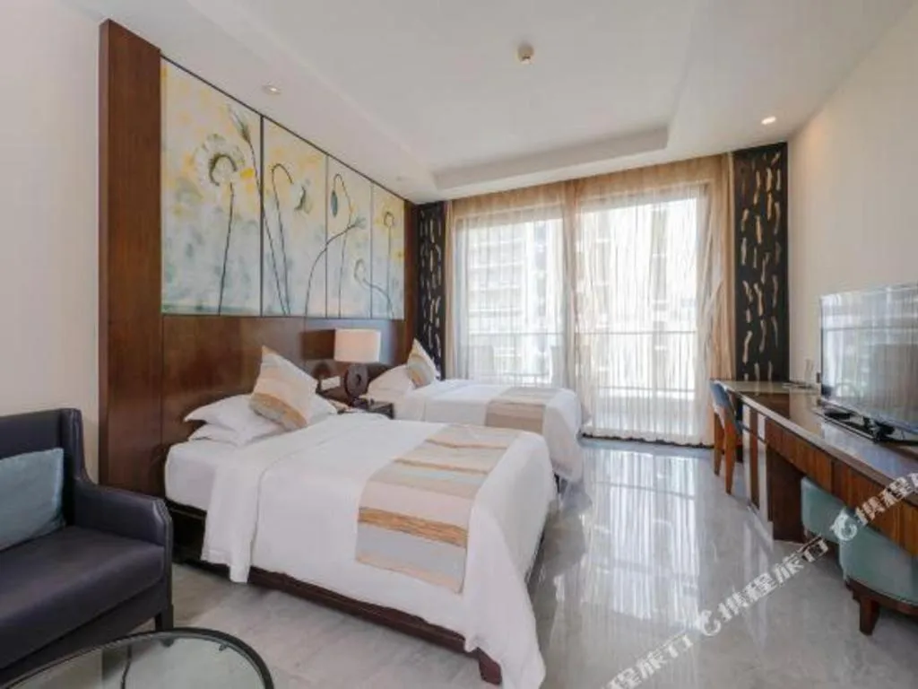 Bed in Boao Holliyard Hotel