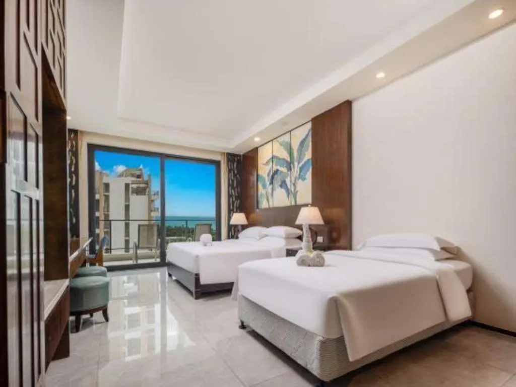 Bed in Boao Holliyard Hotel