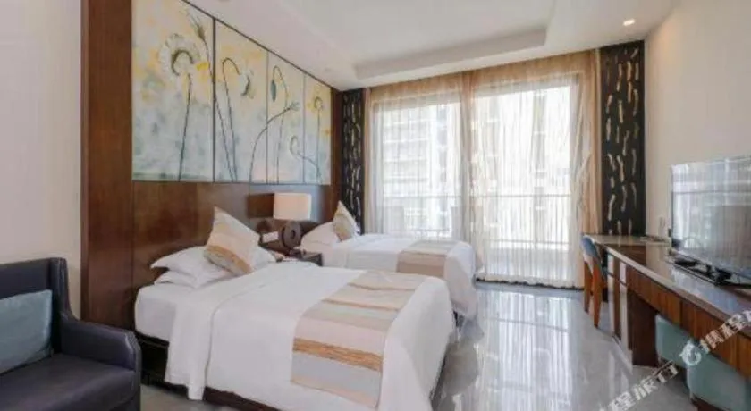 Bed in Boao Holliyard Hotel