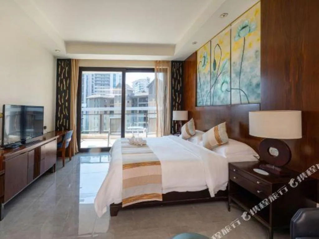 Bed in Boao Holliyard Hotel