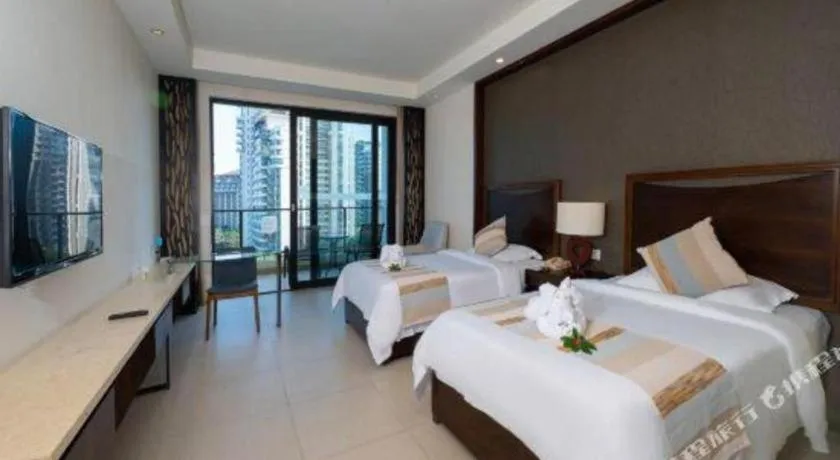 Bed in Boao Holliyard Hotel