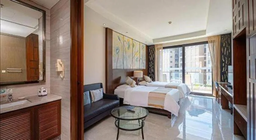 Bed in Boao Holliyard Hotel