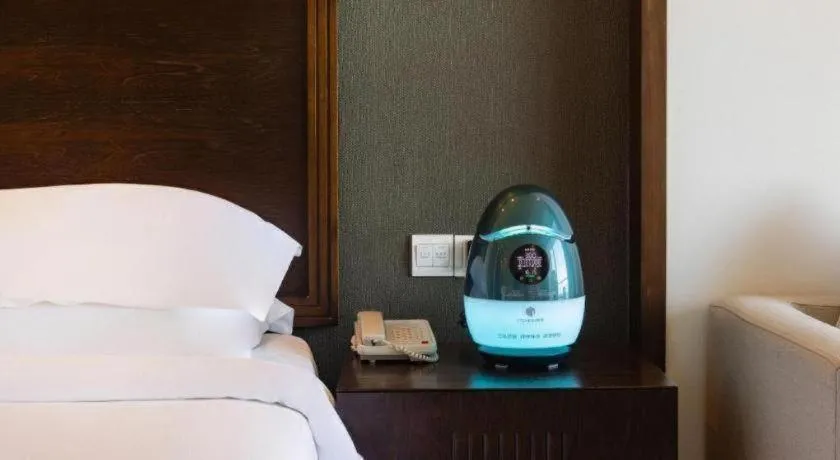 Bed in Boao Holliyard Hotel