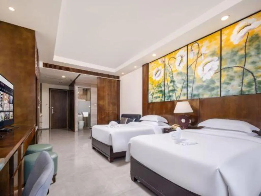 Bed in Boao Holliyard Hotel