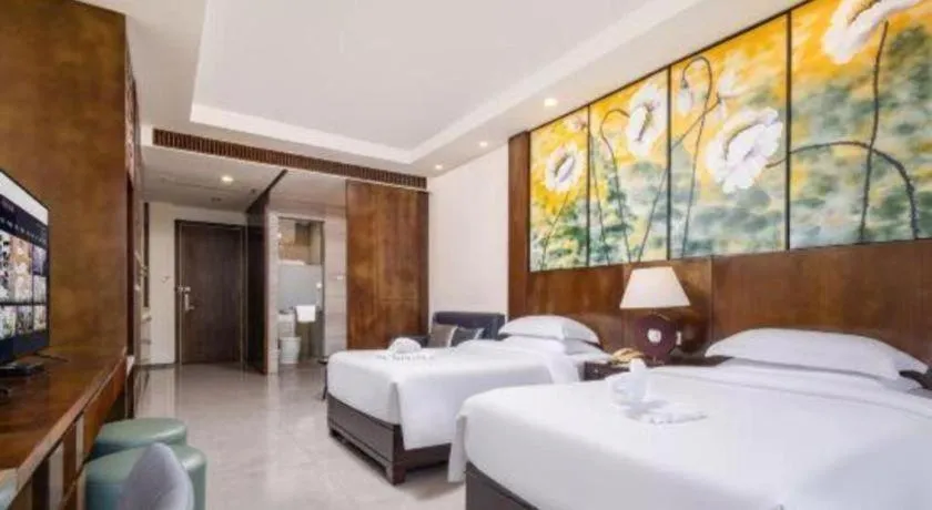 Bed in Boao Holliyard Hotel