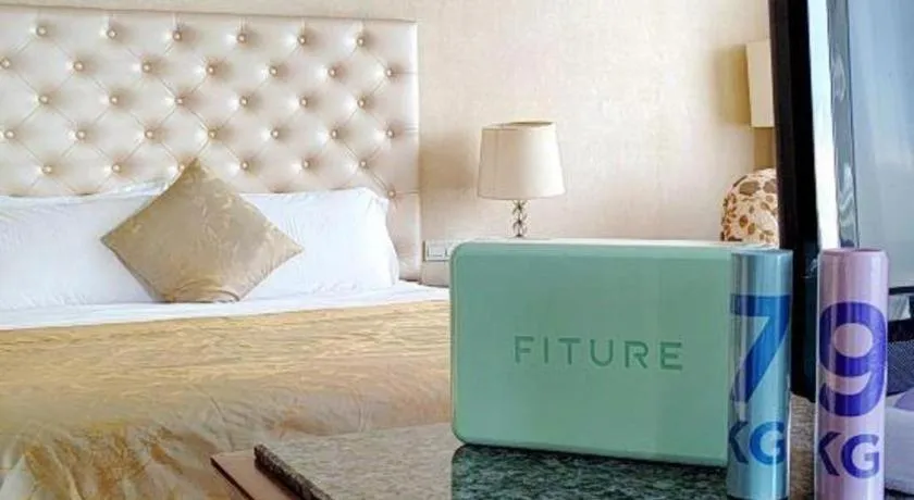 Bed in Dongfang Jianguo Hotel Wuhan