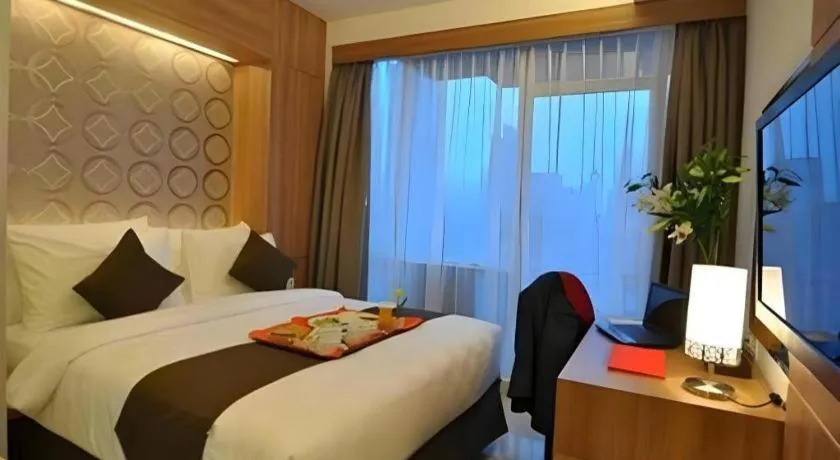 Bed in d'primahotel Mega Kuningan