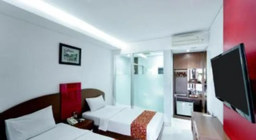 Bed in Kenari Asri Hotel