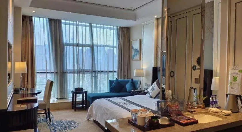 Bed in Hangzhou Huachen Fengting Hotel