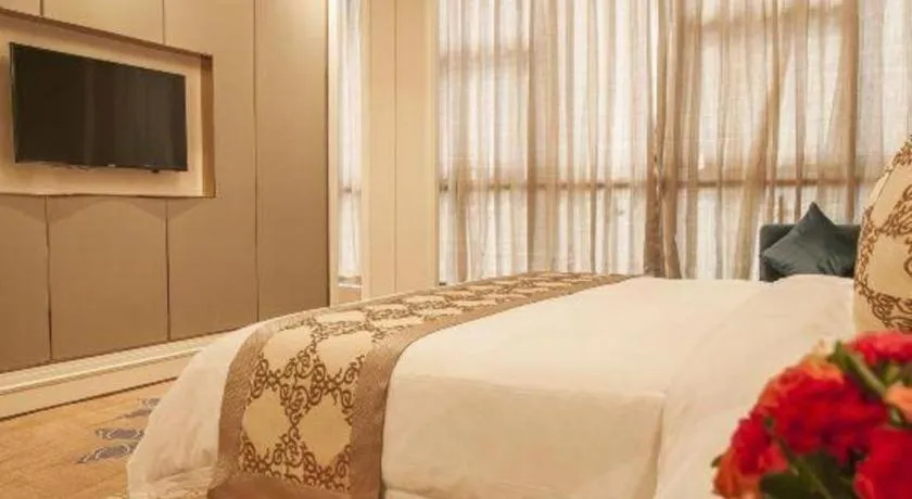 Bed in Hangzhou Huachen Fengting Hotel