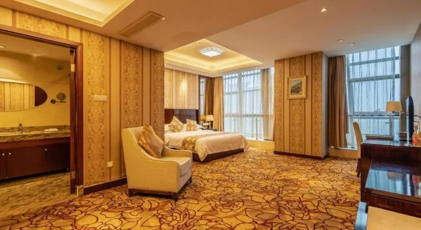 Bed in Hangzhou Huachen Fengting Hotel