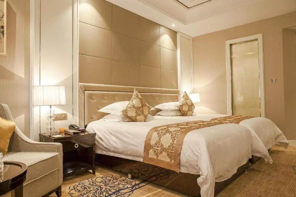 Bed in Hangzhou Huachen Fengting Hotel