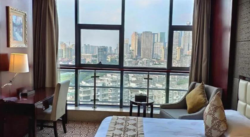 Bed in Hangzhou Huachen Fengting Hotel