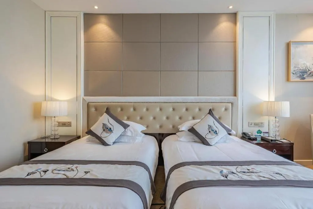 Bed in Hangzhou Huachen Fengting Hotel