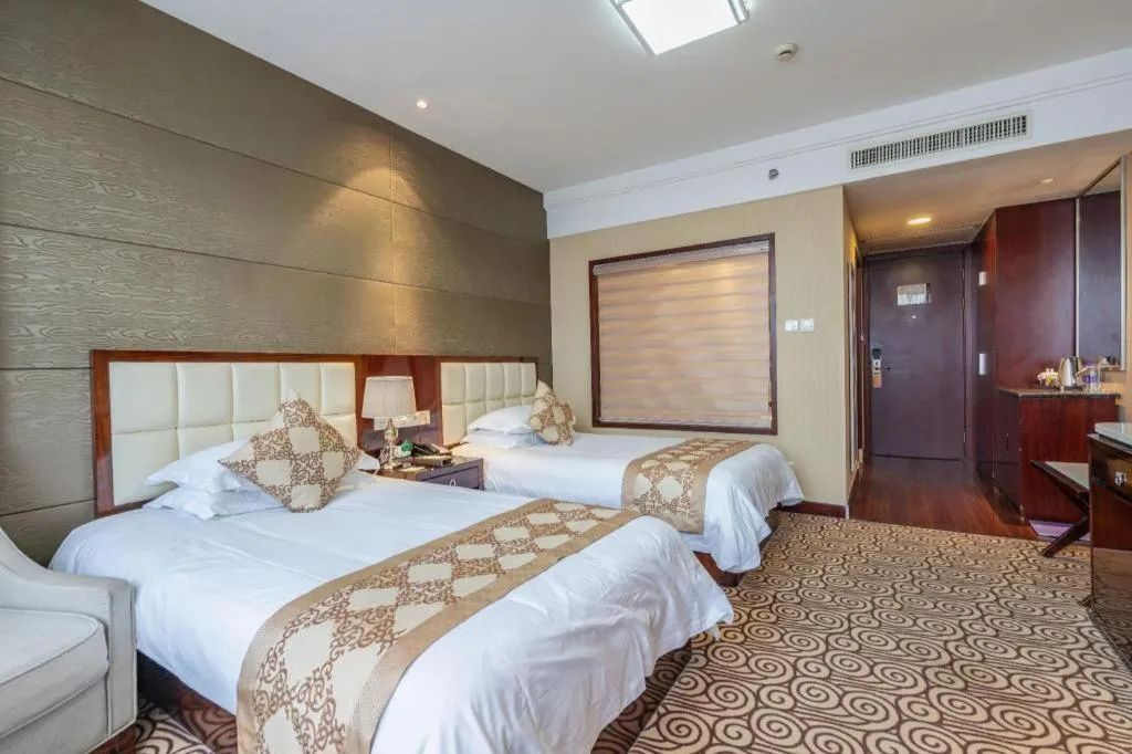 Bed in Hangzhou Huachen Fengting Hotel